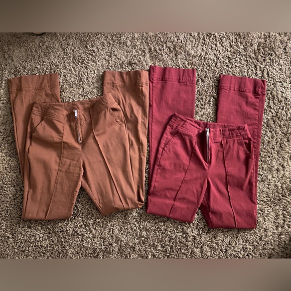 Free People Go For That Slim Flare Pants BUNDLE - Picture 5 of 8